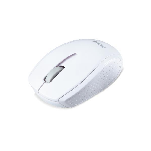 Acer M501 - Mouse - ottica - 3 pulsanti - senza fili - 2.4 GHz - ricevitore wireless USB - bianco - retail - per Chromebook 31X; 512; 71X; Chromebook Enterprise Spin 513; Chromebook Spin 51X; 713